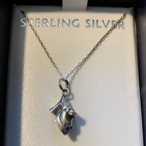 Sterling Silver high heal shoe